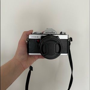 Minolta XG9 Film Camera With Two Additional Lenses